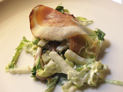 165.白菜とカニカマのマヨポンサラダ、改訂版