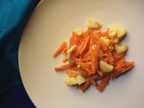 168.ごま油香るにんじんと卵のサラダ