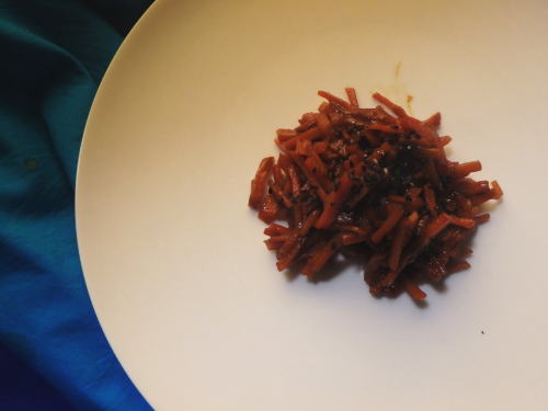 170.簡単副菜!にんじんのごまみそ炒め