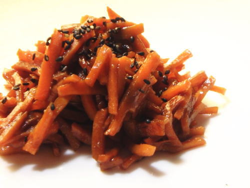170.簡単副菜!にんじんのごまみそ炒め