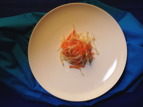 171.レンジで簡単もやしとにんじんのナムル