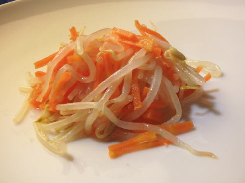 171.レンジで簡単もやしとにんじんのナムル