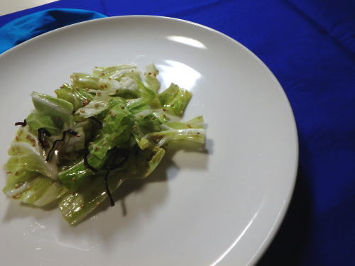 181.袋に入れてふるだけおつまみキャベツ