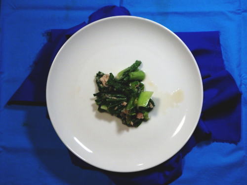 185.レンジで簡単！チンゲン菜とツナの和え物