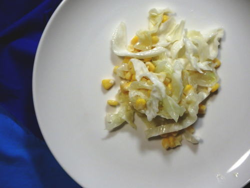 186.コーンたっぷりのコールスローサラダ