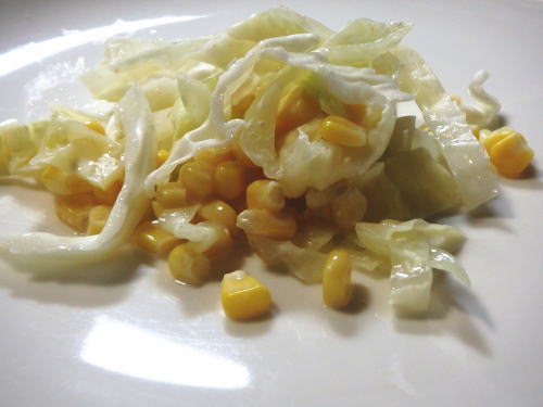 186.コーンたっぷりのコールスローサラダ