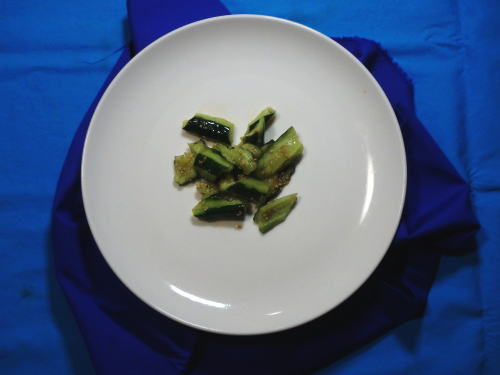 187.簡単におつまみ　きゅうりのピリ辛和え