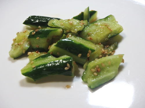 187.簡単におつまみ　きゅうりのピリ辛和え