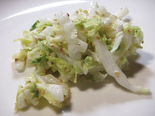 191.白菜はサラダでもおいしい！ごまマヨのコールスロー風