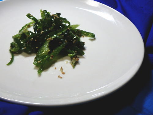 210.さっぱり！生ピーマンのナムル