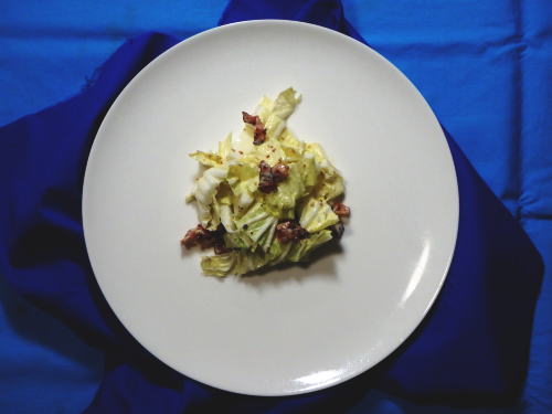 214.カリカリベーコンと白菜のクリーミーサラダ