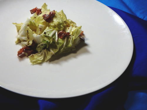 214.カリカリベーコンと白菜のクリーミーサラダ