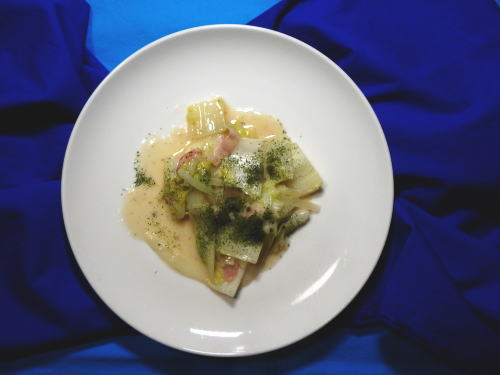 215.白菜とベーコンのクリーム煮