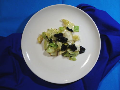 220.韓国のりのキャベツ和え