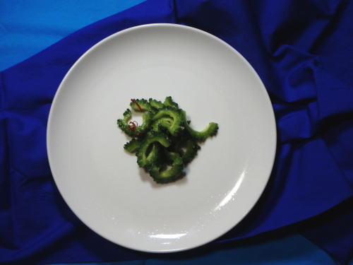 226.ゴーヤとニンニクの漬けもの