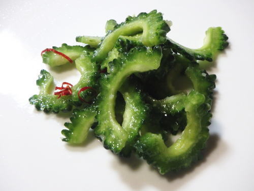 226.ゴーヤとニンニクの漬けもの