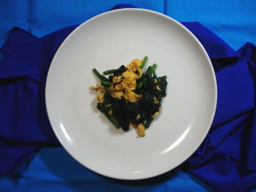 236.ほうれん草とたまごのふんわり炒め