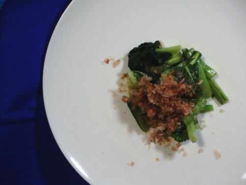 237.ゆず胡椒で小松菜のお浸し