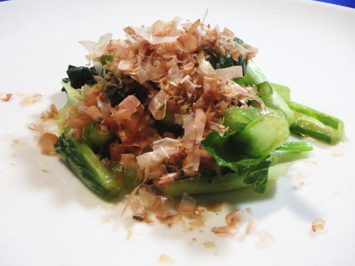 237.ゆず胡椒で小松菜のお浸し