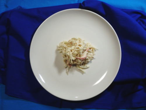 239.レンジで簡単　もやしとカニカマのマヨ和え