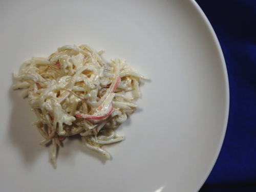 239.レンジで簡単　もやしとカニカマのマヨ和え