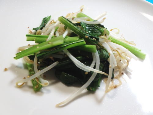 246.もやしと小松菜のおひたし