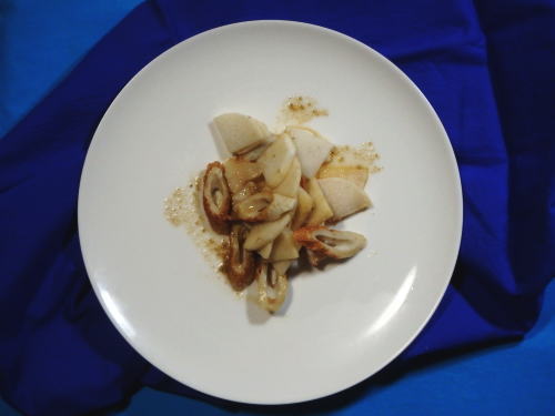 248.大根とちくわのごま和え