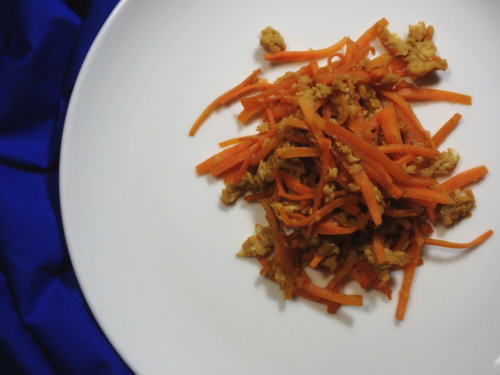 250.とまらない美味しさ　にんじんのしりしり