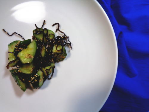 256.３分で！　たたき胡瓜の塩昆布和え