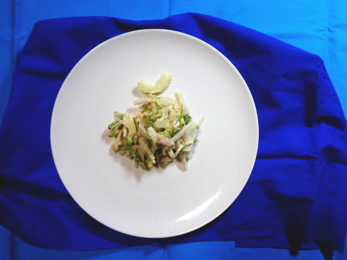 260.マヨポン酢で大根とセロリのツナ和えサラダ