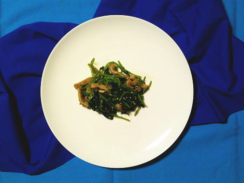 262.ほうれん草としめじの和風ごま和え