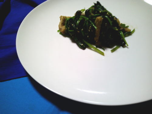 262.ほうれん草としめじの和風ごま和え