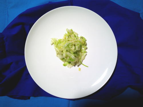 263.＜野菜ひとつ＞キャベツの塩レモン和え