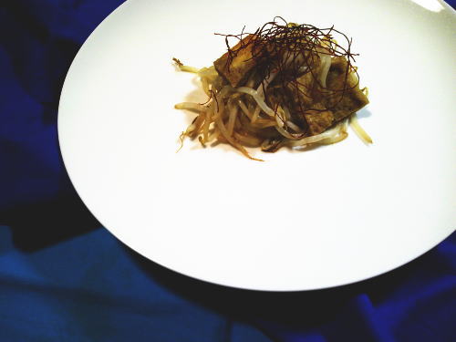 266.油揚げが香ばしい！　もやしのゆず胡椒和え