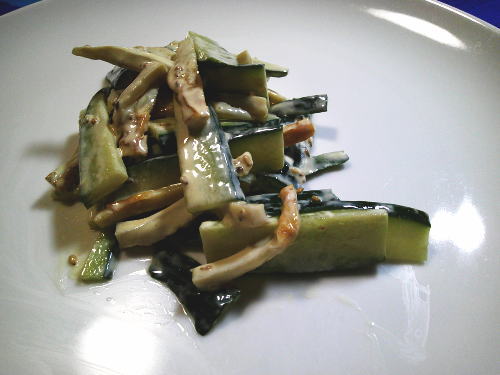 268.後引く美味しさ！　ちくわときゅうりのマヨポンサラダ