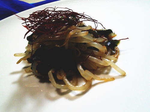 271.ピリ辛もやしとわかめの豆板醤和え