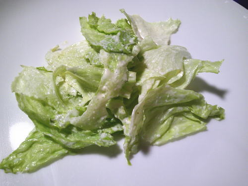 278.レタスと粉チーズのサラダ