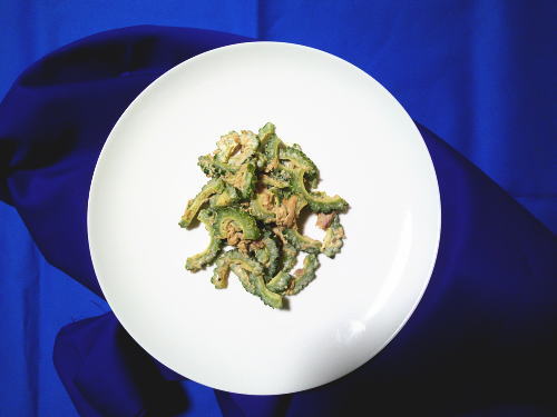 280.苦さ控えめ　ゴーヤとツナのマヨネーズ炒め