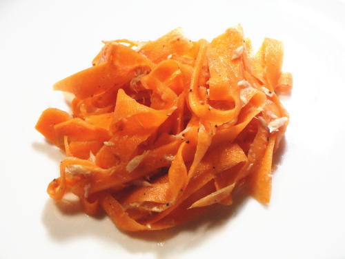 281.ピーラー１本で！　簡単人参のマリネ