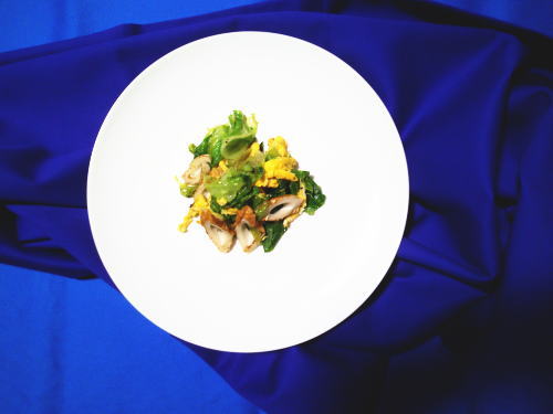 283.ふんわり卵とレタスの中華炒め