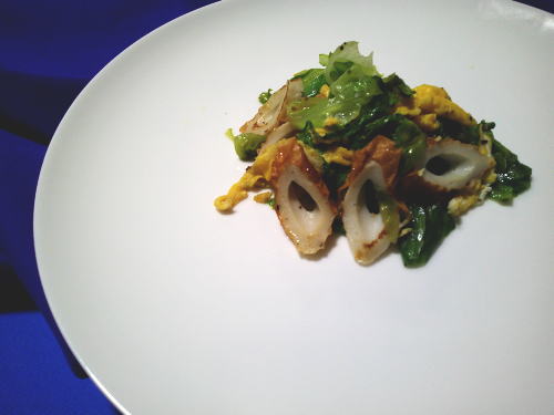 283.ふんわり卵とレタスの中華炒め