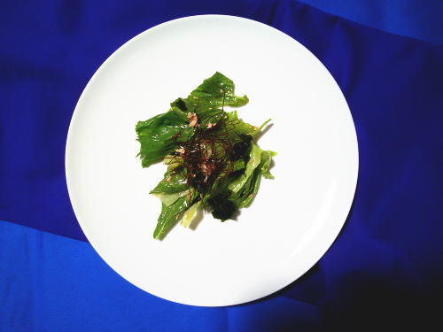 284.やみつき！　わかめとレタスの韓国風サラダ