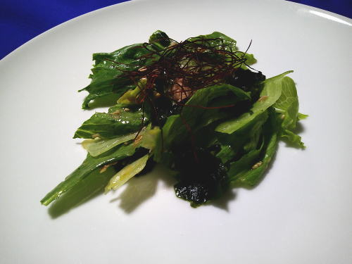 284.やみつき！　わかめとレタスの韓国風サラダ