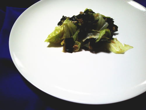 285.やみつき! わかめとキャベツのナムル風