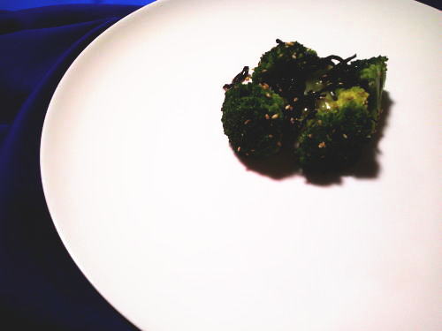 286.お手軽　ゆでブロッコリーの塩昆布和え