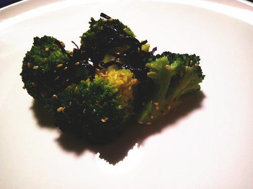 286.お手軽　ゆでブロッコリーの塩昆布和え