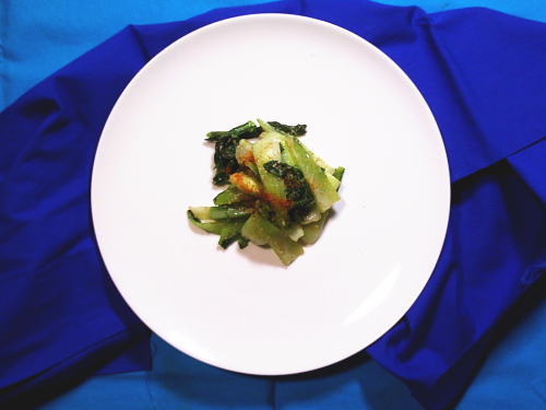 289.チンゲン菜のごま塩炒め