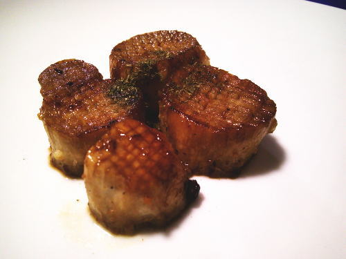 302.エリンギの帆立風にんにくバター醤油焼き