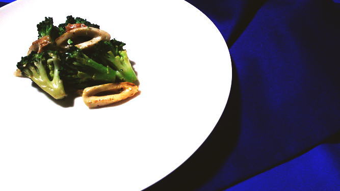 309.ブロッコリーとちくわのこってりオイマヨ炒め