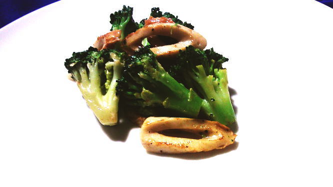 309.ブロッコリーとちくわのこってりオイマヨ炒め